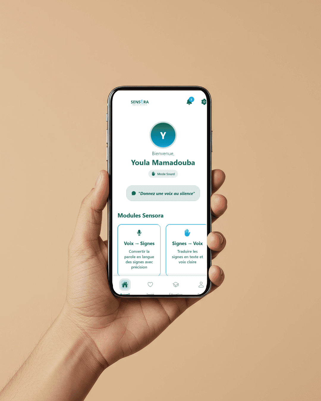 Application mobile Sensora